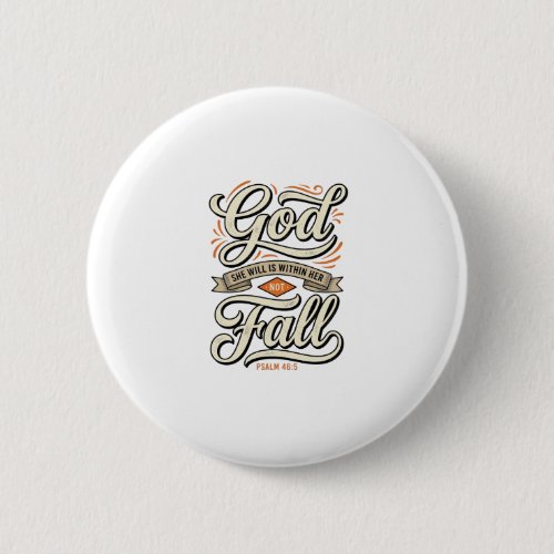 God Is Within Her She Will Not Fall Vintage Shirt_ Button