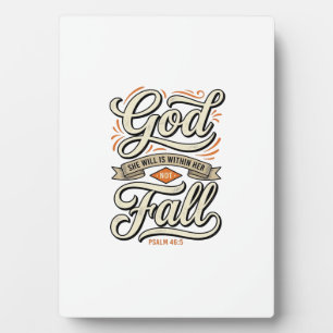 God Is Within Her She Will Not Fall Vintage Shirt_ Plaque