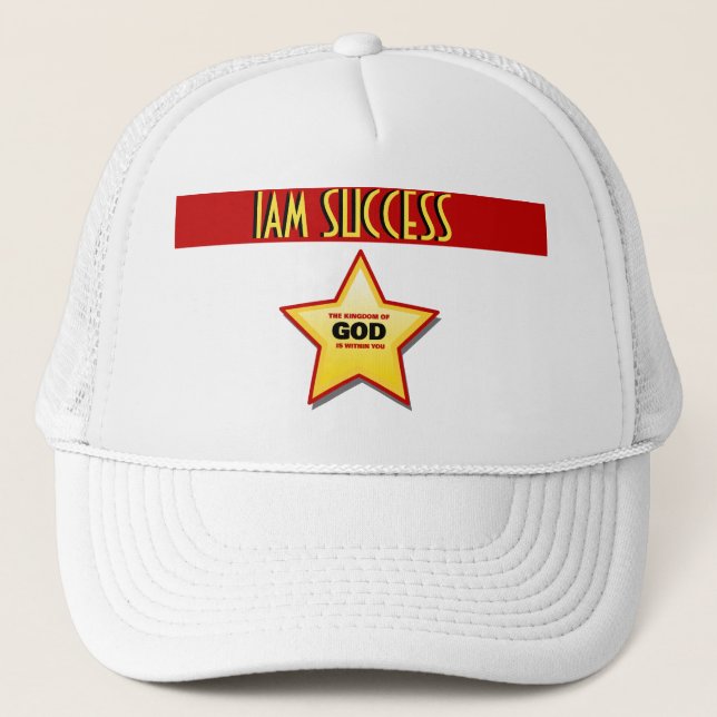GOD IS WITHIN TRUCKER HAT (Front)