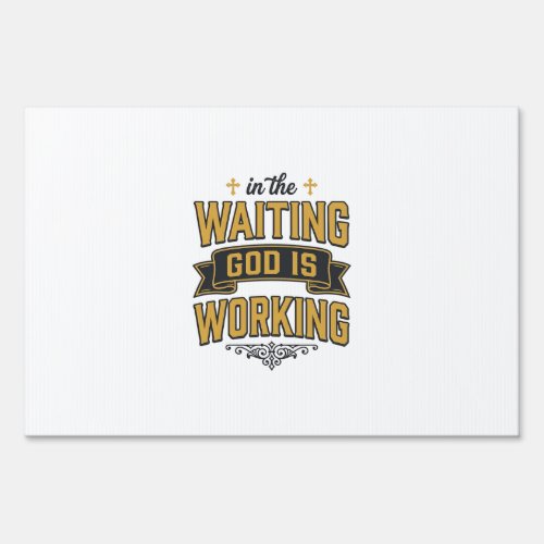 God Is Working Vintage Faith Typography Shirt_1 Sign