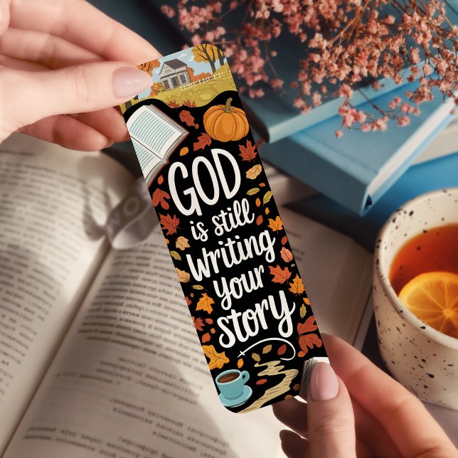 God is Writing your Story Autumn Fall Christian  Bookmarks (Creator Uploaded)