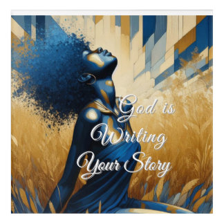 God Is Writing Your Story Minimal Faith Acrylic Print