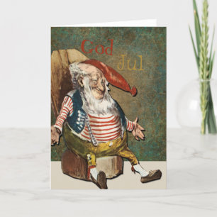 God Jul Folded Holiday Card
