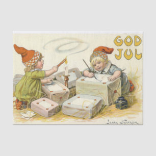 God Jul Happy Christmas! by Julie Nystrom Tissue Paper