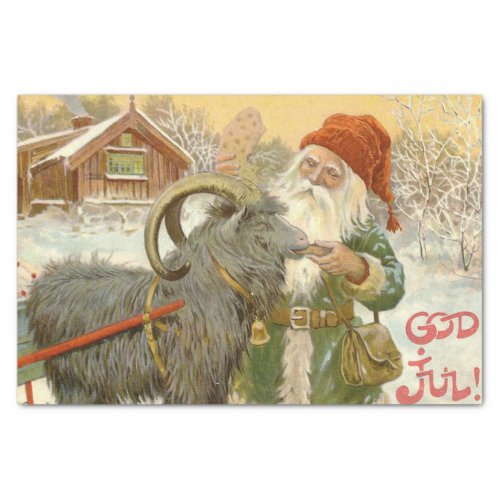 God Jul Happy Christmas by Julie Nystrom Tissue Paper