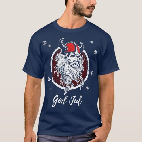 God Jul Merry Christmas Norway Sweden Viking Xmas 