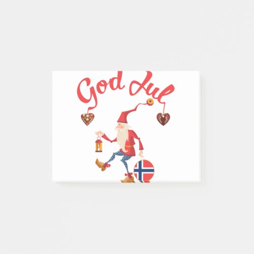God jul norwegian merry christmas norway tomte gno post_it notes