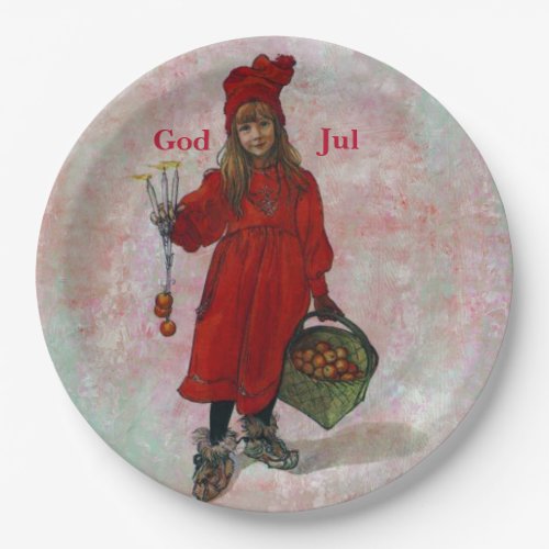 God Jul Paper Plates