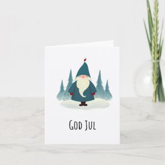 God Jul, Scandinavian Christmas  Card