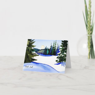 God Jul, Swedish Christmas  Card