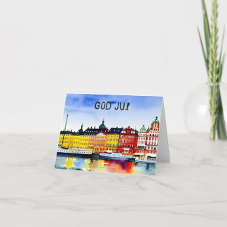 God Jul, Swedish Christmas Card