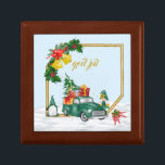 God Jul Swedish Gnomes Green Couple  Gift Box<br><div class="desc">A selection of Gnomes in different colors and designs for your God Jul gift giving</div>