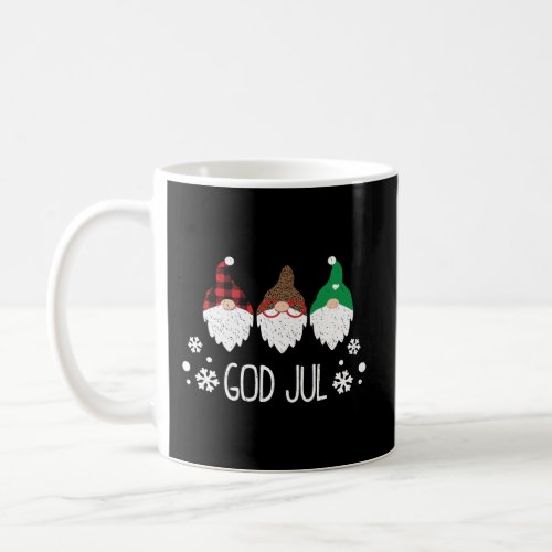 God Jul Swedish Merry Christmas Norwegian Cute Gno Coffee Mug