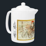 God Jul - Swedish Tea Pot 7<br><div class="desc">By "Jenny Eugenia Nyström (born June 13 or June 15, 1854 in Kalmar, Sweden; died January 17, 1946 in Stockholm) was a painter and illustrator who is mainly known as the person who created the Swedish image of the jultomte on numerous Christmas cards and magazine covers, thus linking the Swedish...</div>