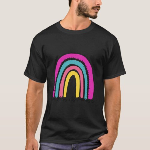 God Keeps His Promises Colorful Boho Rainbow Chris T_Shirt