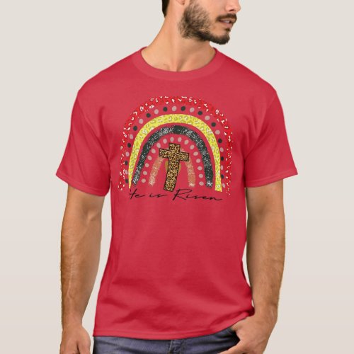 God Keeps His Promises Rainbow Leopard Print Chris T_Shirt