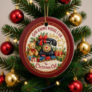 God Knows Christmas Ornament