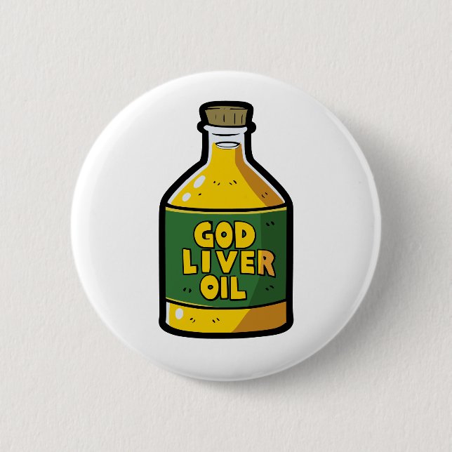 God liver oil button (Front)
