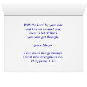 God lives in you! cards (Inside Horizontal (Bottom))