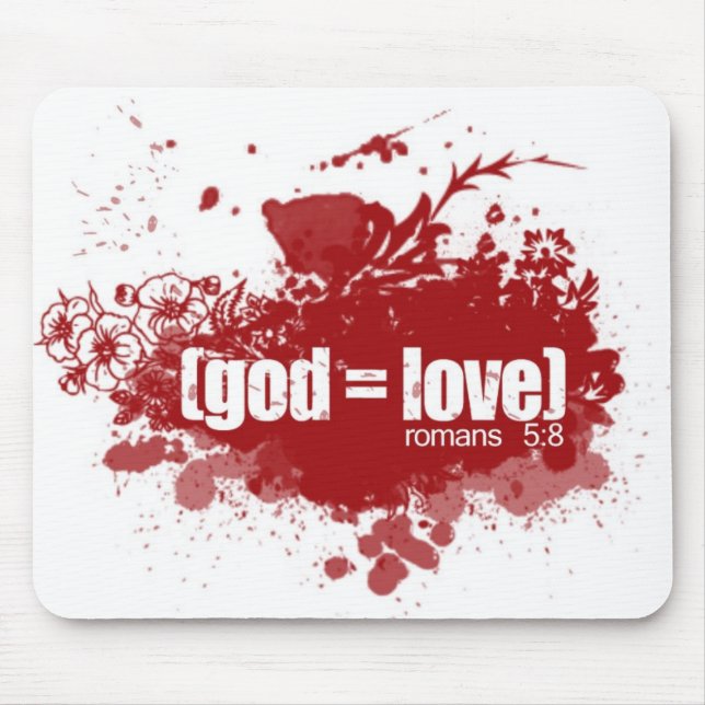 GOD = LOVE copy Mouse Pad (Front)