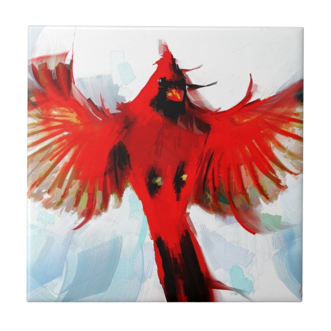 God loved the birds tile (Front)