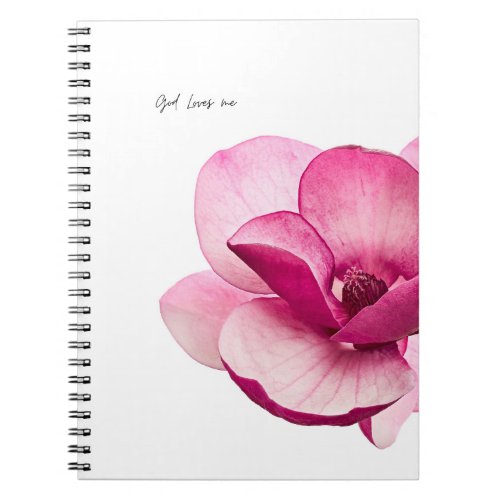 God loves me  notebook