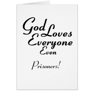 God Loves Prisoners! Cards