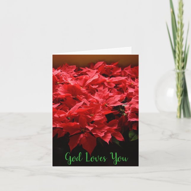 God Loves You Gospel Christmas Card (Front)
