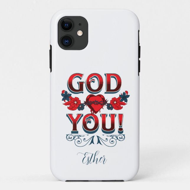 God loves you iPhone / iPad case (Back)