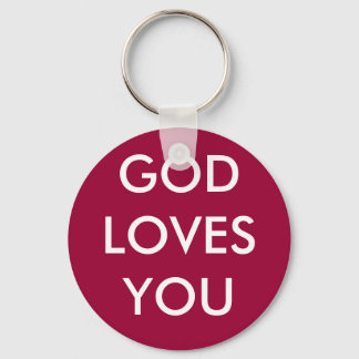 GOD LOVES YOU KEYCHAIN