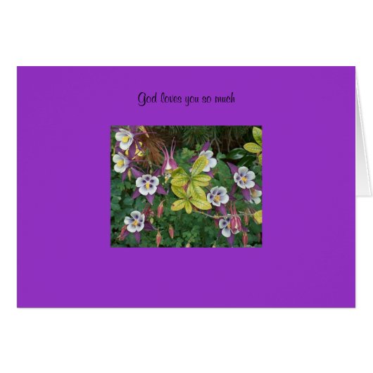 God loves you so much cards (Front Horizontal)