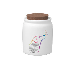 God Made a Dog Treat Jar