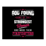 God Made Firefighters Hilarious Profession Design Poster God Made Firefighters Hilarious Profession Design Poster