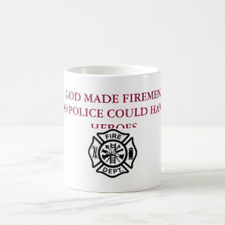 God Made Firemen Mug