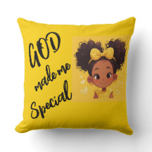 GOD made me Special Throw Pillow