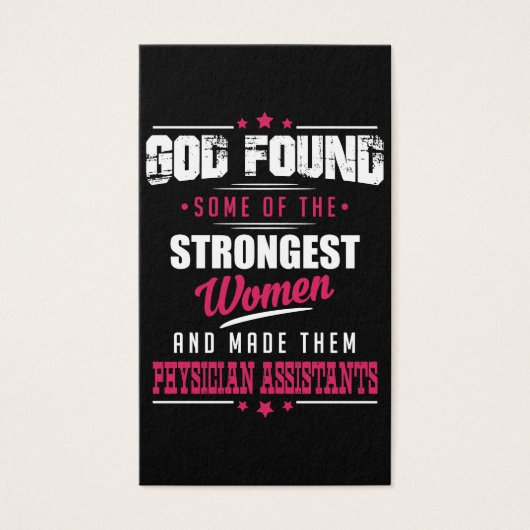 God Made Physician Assistants Hilarious Profession (Front)