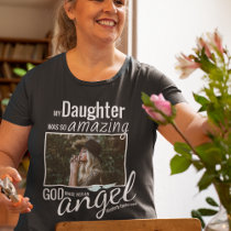 God Made them an Angel | Photo Funeral Remembrance T-Shirt