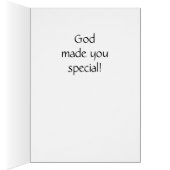 God made you special! cards (Inside (Right))