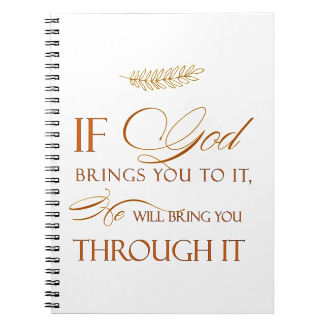God Makes Away Notebook (Front)