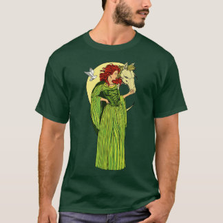 God of Celtic mythology Rhiannon T-Shirt