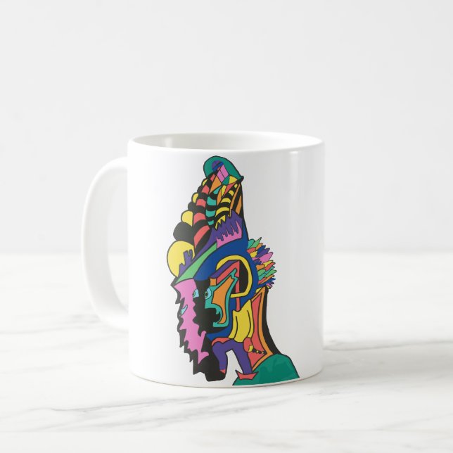 God of Color Coffee Mug (Front Left)