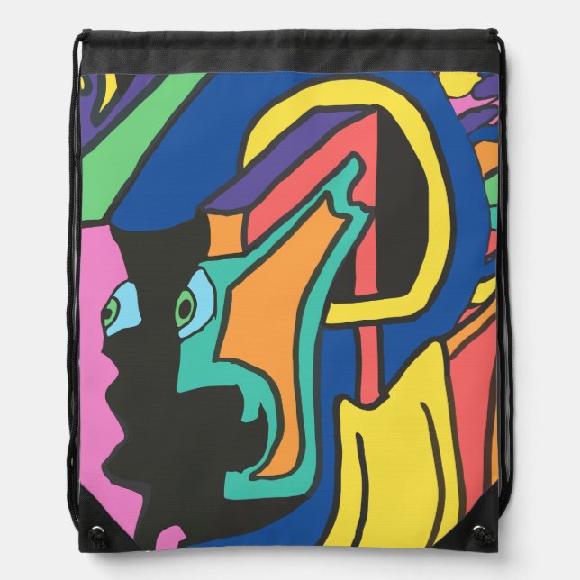 God of Color Drawstring Bag (Front)