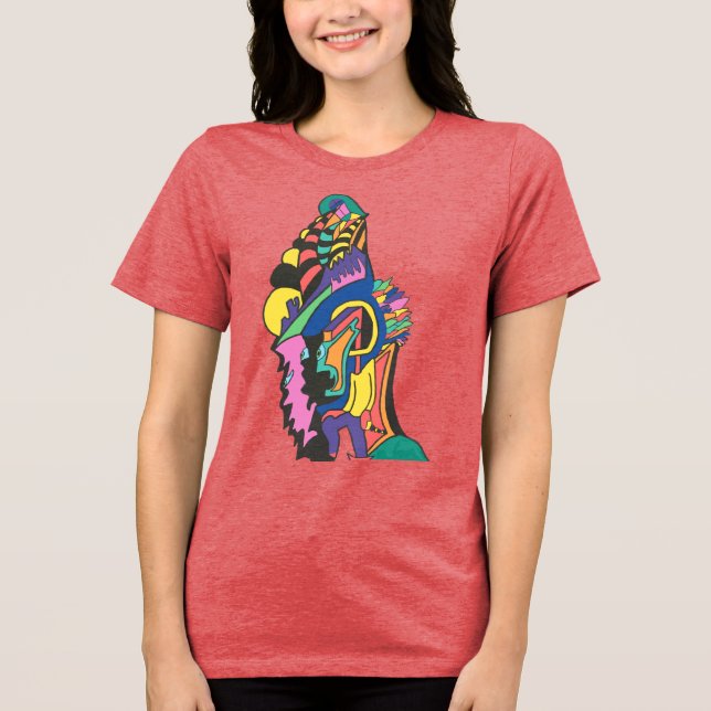 God of Color Tri-Blend Shirt (Front)