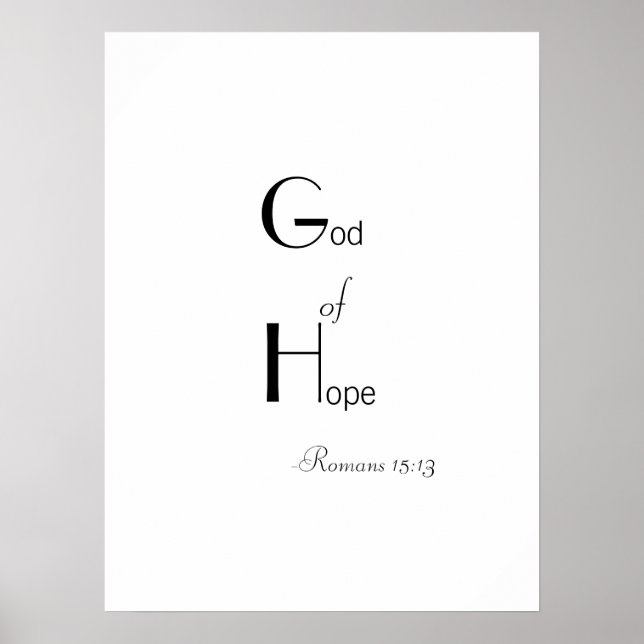 God of Hope Poster (Front)