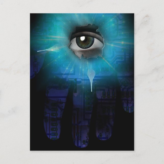 God of Machines Postcard (Front)