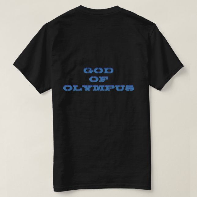 God of Olympus Poseidon T-Shirt (Design Back)