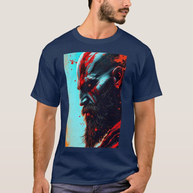 God of war cratos t-shirt (Front)