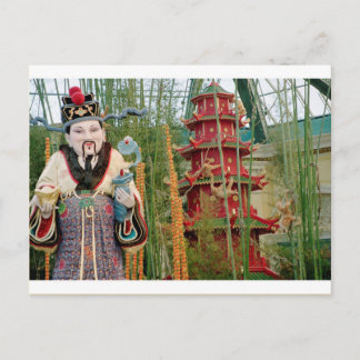 God of Wealth & Fortune Lunar New Year Bellagio Holiday Postcard