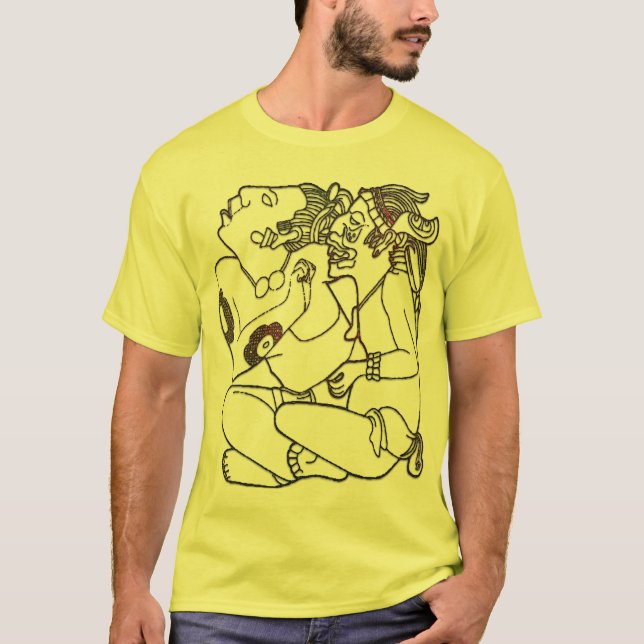 God of Zero God of Day MAYAN T-Shirt (Front)