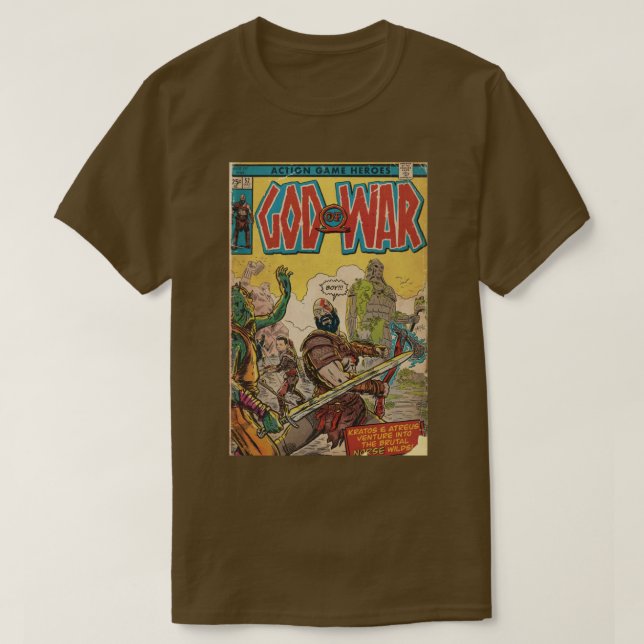 God offan art comic book cover Poster T-Shirt (Design Front)
